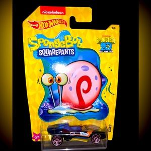 20th Anniversary Sponge Bob Square Pants Hot Wheels Gary “Meow” Die Cast Car